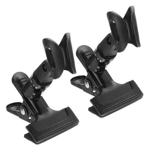 Support de microphone pour bureau PATIKIL réglable à 360° en métal - 2 pièces