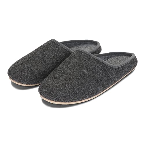Filzpantoffeln BeComfy Unisex mit Gummisohle für Damen und Herren