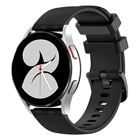 BoLuo 20mm Strap for Huawei Watch GT3 42mm /Watch GT2 42mm, Silicone Bracelet Wrist Strap,Replacement Wristband for Coros Pace 2 /Coros Apex 42mm /Ticwatch E3 / Polar Ignite /Polar Unite (black) Cover