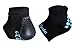 KidSole RX Gel Sports Sock for Kids with Heel Sensitivity from Severs Disease, Plantar Fasciitis (Kid's 2-7, Black)