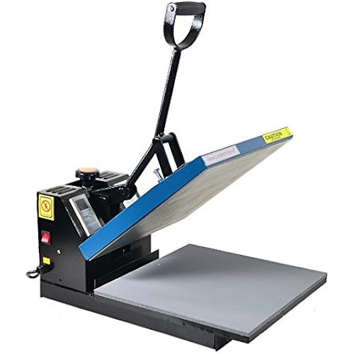 Fancierstudio Digital Heat Press 15 x 15 Sublimation Rhinestone Heat T-Shirt Machine15x15 B/BLK