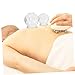 IMIKEYA 5-Piece Glass Cupping Therapy Set Thickened Vacuum Suction Massage Cups for Home Use Effective Cupping Tool for Relaxation and Muscle Relief