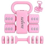 Xelvre 2-in-1 Kettlebell & Hanteln Set Verstellbar 1–5,5 kg | Frauen Gewichte Kurzhantel Set | Hanteln Frauen Set Damen | Home Gym Gewichte für Zuhause | Fitness Anfänger