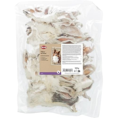Trixie 27126 Kaninchenohren mit Fell, 500 g