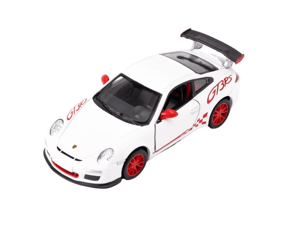 Easy Toys Model Car Compatible with Porsche 911 GT3. Scale Toy Car with Opening Doors. Car modeling. (997 White)