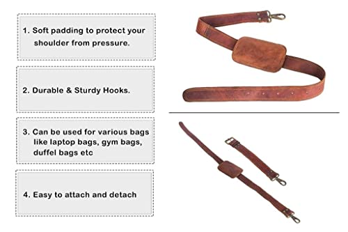 Vintage Crafts 6797052 Leather Adjustable Padded Replacement Shoulder Strap thumb #6