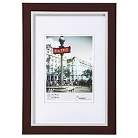 walther design Cornice Argento 10 x 15 cm con Bordo Interno Argento Cornice Metro Design LO015S