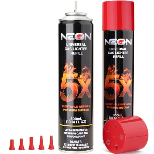 NEON Butane Fuel Refill Cans (2-Pack)