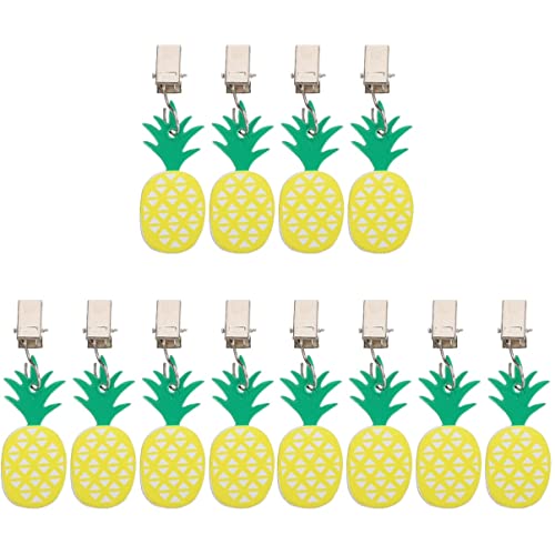 Upkoch Wedding Decor 12 Pcs Tablecloth Weights Picnic Table Clips Tablecloth Weights Pineapple Tablecloth Holder Table Cloth Clips Outdoor Decor #TOP30