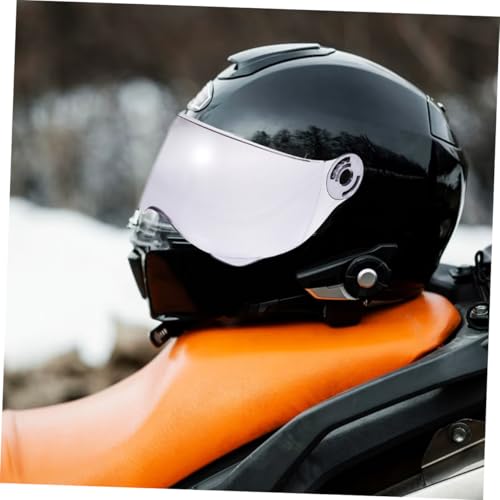 Écran casque moto anti-rayures : 2 visières de protection UV faciles à installer sur jet - 5