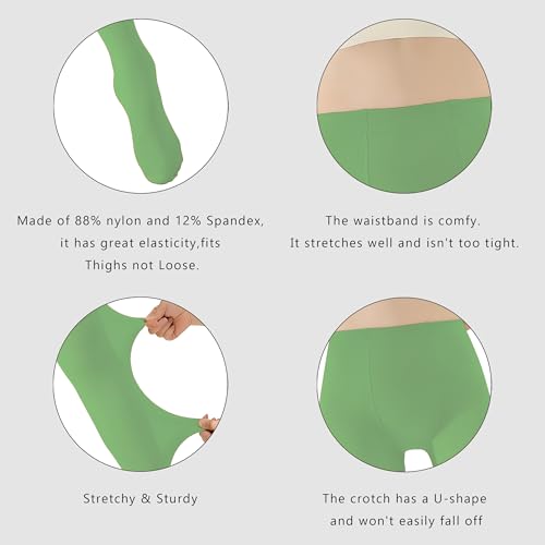 Image of Wildarms 2 Pairs Women's Tights 80D Soft-Touch Opaque Solid Color Stretch Pantyhose Tights for Carnival, Dresses & Daily Wear