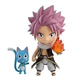 QJIRZB Natsu Dragneel Figuras Anime Fairy Tail Figura Fairy Tail Happy Figure Fairy Tail Natsu Figura Q Versión Regalos para fans