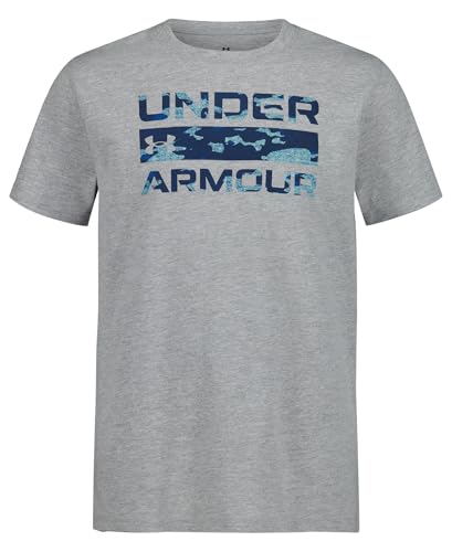 Image of Under Armour Boys' Short Sleeve Graphic T-Shirt, Soft & Comfortable, Outdoor Collection
