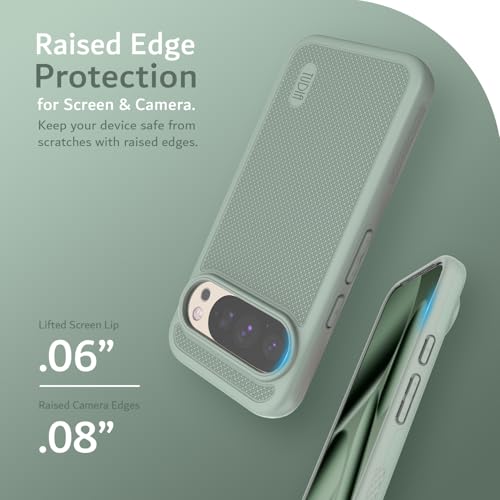 Image of TUDIA MergeGrip Magsafe Compatible for Pixel 10 & 10 Pro Case - Green Lily