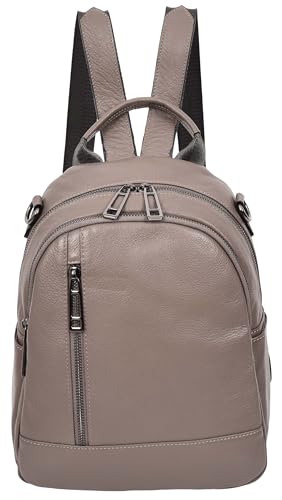 Sac à dos en cuir véritable pour femme Victoria Style décontracté