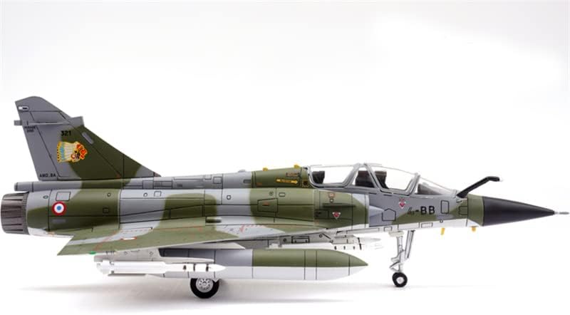 Miniatura 6 de PANZERKAMPF - Aeronave de la Fuerza Aérea Francesa Mirage 2000N Fighter 3214-BB 172 DIECAST Modelo preconstruido