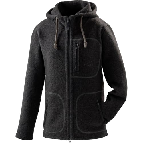 Mufflon W300 Mu-Halva noir S manteau en pure laine vierge