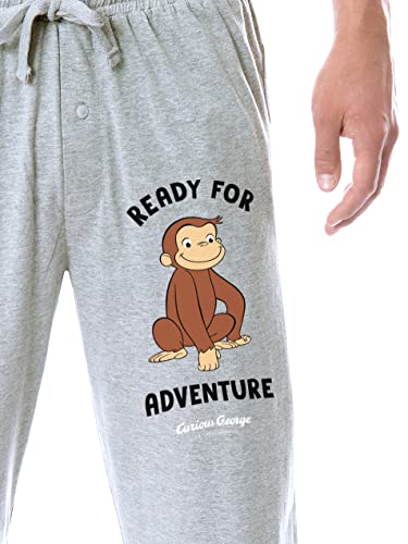 INTIMO Curious George Mens' Character Ready For Adventure Sleep Pajama Pants2