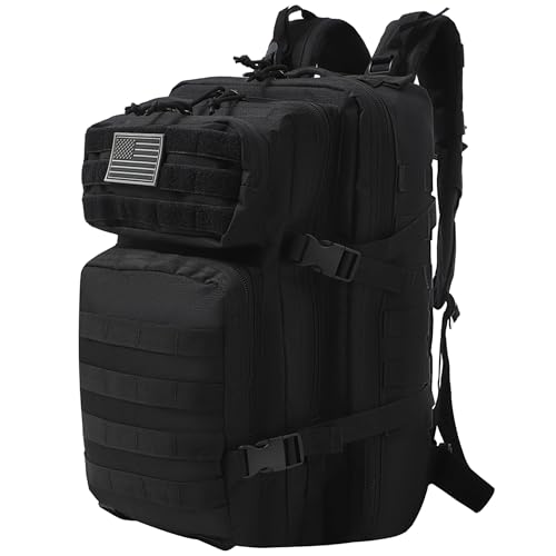 WESTEND 30L Tactical Backpack for Men – Military Assault Pack with MOLLE System, Heavy Duty Bug Out Bag for Outdoor Activity
