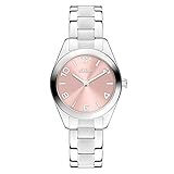 damenarmbanduhr titan  s.Oliver Damen-Armbanduhr XS Analog Quarz Edelstahl SO-4313-MQ (silber-rosé)