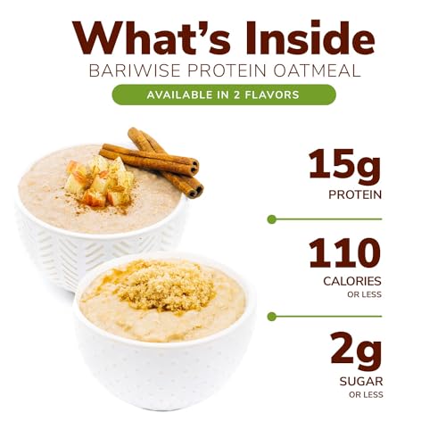 Bariwise Instant Protein Oatmeal, Maple & Brown Sugar, No Sugar, Gluten Free, Low Carb thumb #1