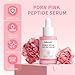 Salmon DNA PDRN + Pink Peptide Serum for Face, Anti-Aging Repair, Skin Elasticity Boost, Radiant Complexion, Hydrating, Niacinamide with Multi-Peptide Complex (#2 Rose PDRN)
