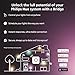 PHILIPS Hue Indoor 10 Ft Smart RGBWW LED Solo Lightstrip Base Kit, 1 Pack, Control with Hue App, LED Strip Lights Compatible with Alexa, Google Assistant and Apple HomeKit