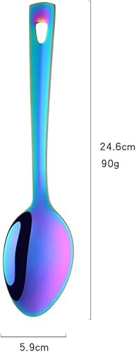 Miniatura 47 de BuyGo - Cuchara grande de acero inoxidable, utensilio de cocina para bufé, para servir, pulido de espejo, apto para lavavajillas, 13.07 pulgadas