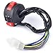Left Handlebar Switch Assembly Replacement for 50cc 70cc 90cc 110 cc 125cc 150cc ATVs Quad 4 Wheelers Taotao SunL Coolster Black