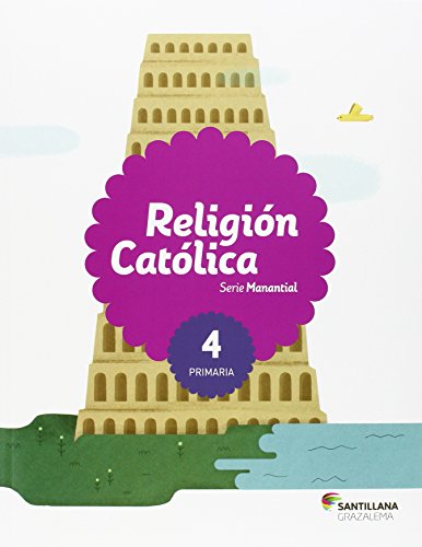 Portada de Religion 4º Primaria Serie Manantial Ed. 2015