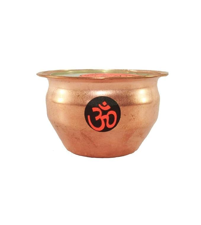 Image of 11 Copper Pots Shudh Ganga Jal - Holy Water from Haridwar for Pooja, Home & Temple Use | Pure Gangajal for Janmashtami, Sawan, and All Religious Rituals |