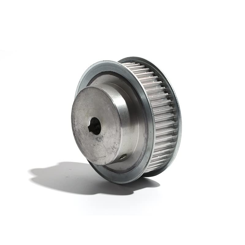 Poulie d'engrenage HTD5M large 21mm avec guidage précis à clavette 45 dents
