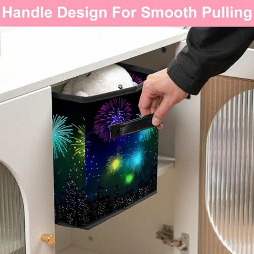 Boîte de rangement pliable en tissu bac de rangement cube chambre