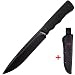 Grand Way Tactical Knife - Survival Fixed Blade Knife - Best Outdoor Military Knives for Camping Bushcraft or Self Defense - Large Stainless Steel Blade Full Tang Handle Tactical Knife 2802 T-B