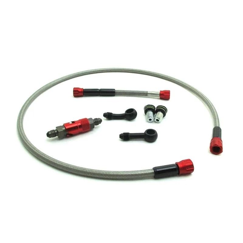 Bremsleitung Vorderradbremsschlauch-Entriegelungsadapter-Set Für Pit Dirt Bike Motorrad-Ölschläuche Leitungsrohr