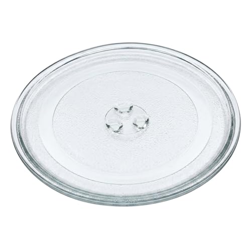 Plateau tournant universel en verre pour micro-ondes - 3 fixations, 245 mm, Recamania.