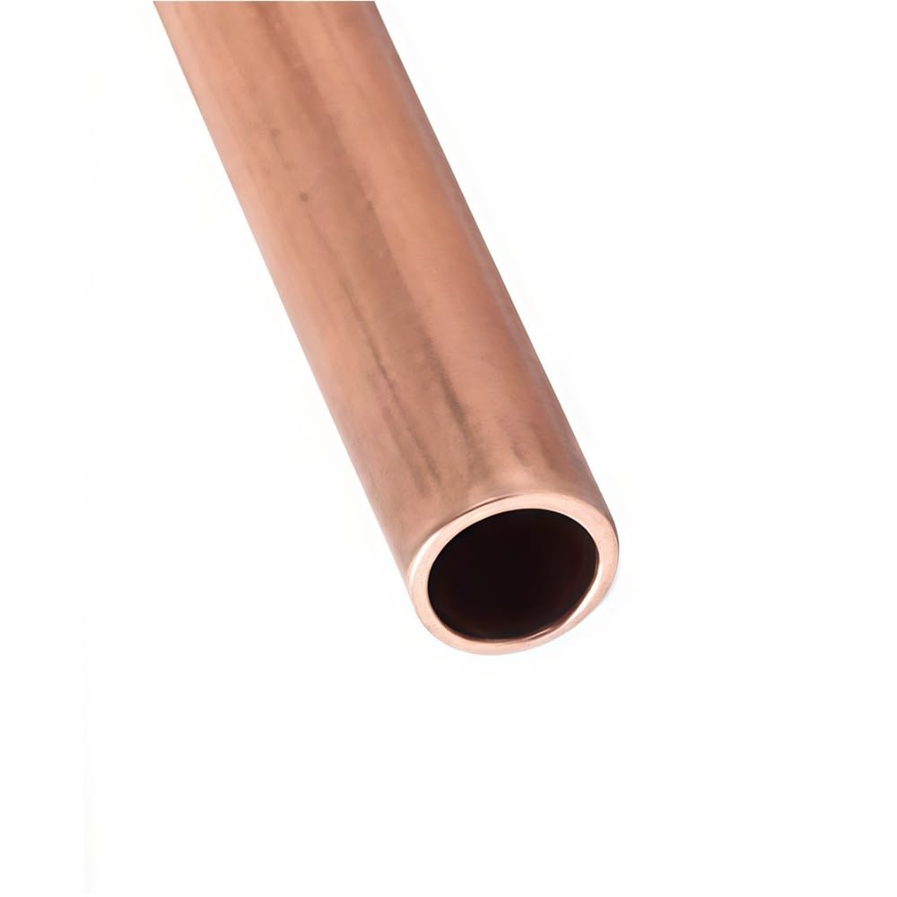 Tubo di rame rotondo for conduttività elettrica e termica, tubo di rame dritto, collegamento forte, 1 pezz0(300 * 16 * 14MM)