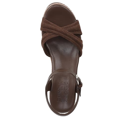 Naturalizer Women's Dovie Wedge Sandal Chocolate Brown Suede 7 W by Naturalizer - Used condition - Image 5