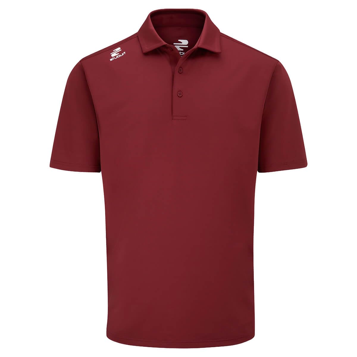 Stuburt Golf Mens Urban Performance Golf Polo Shirt - Real Red - L