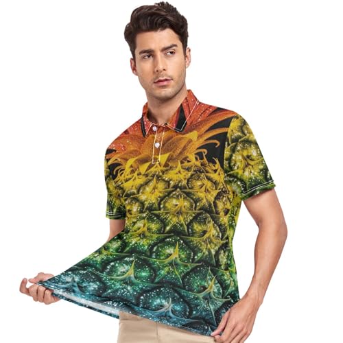 Polo de golf anti transpirant homme contre humidité au travail