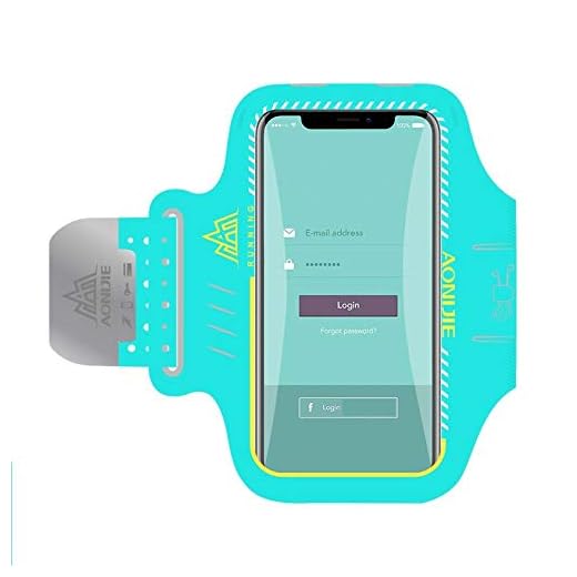 DFV mobile - Professionellt skydd neopren armband sport gång löpning fitness cykling gym för Blackview BV7000 Pro - grön