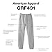 American Apparel Reflex Fleece Sweatpants, GRF491AA, Heather Grey