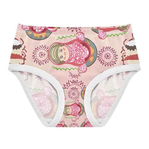Russian Matryoshka Dolls Pink Toddler Girls's Underwear 2T 202c1367
