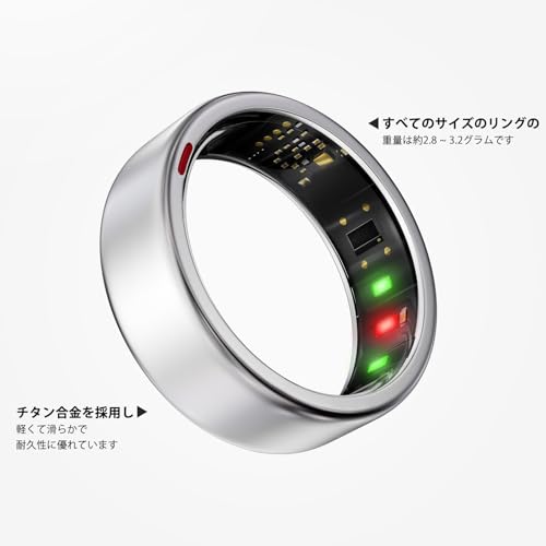 POBOVi スマートリング 睡眠/ストレス/心拍数トラッカー の商品画像 5
