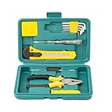 GAILY YOUTH Haushalts-Reparaturwerkzeug-Set, 12-teilig, tragbares Hardware-Werkzeug-Set für den...