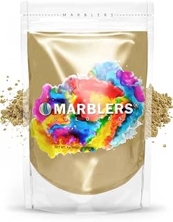 MARBLERS Cosmetic Grade Natural Mica Powder [Turquoise] 3oz (85g) | Pearlescent Pigment | Dye | Non-Toxic | Vegan | Cruelty-Free | Eyeshadow, Nail Polish, Bath Bomb | Soap, Slime, Candle, Resin