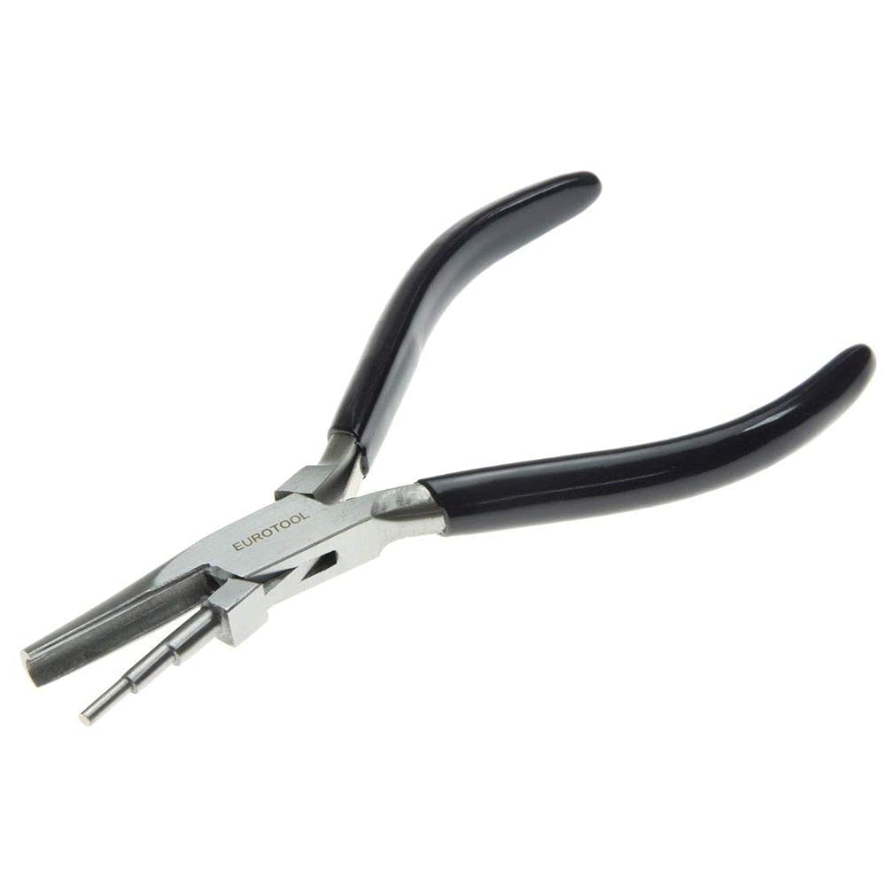 DIY Crafts CT-DIY-HI-32077 Jewellers Choice Plier Size Wire Looping, Pliers Concave and Round Nose (Pack of 1 Ps, Design