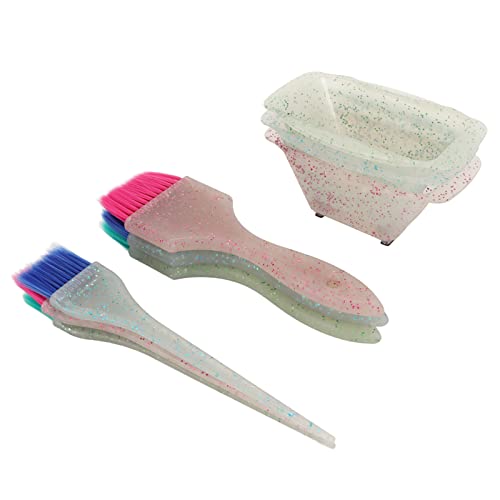 Natudeco Pente de tintura de cabelo, tigela de mistura de tintura de cabelo, conjunto de cores de ca
