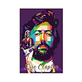 GJHTQLP Poster Eric Clapton 15 Leinwandposter, Wandkunst, 