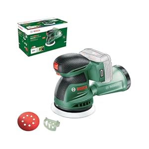 Bosch accu-excenterschuurmachine UniversalOrbit 18V-20 (schuren van middelgrote tot grote houten, gelakte en geverfde oppervlakken, diameter: 125 mm; 18 V systeem; zonder accu)